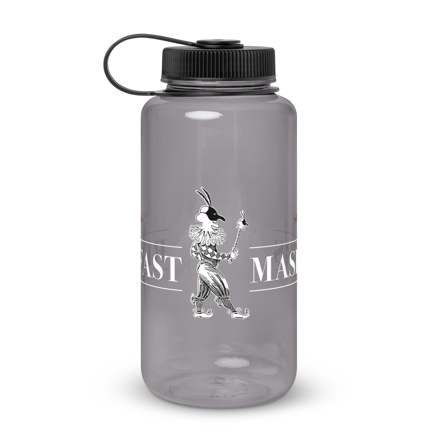 Wide mouth plastic water bottle