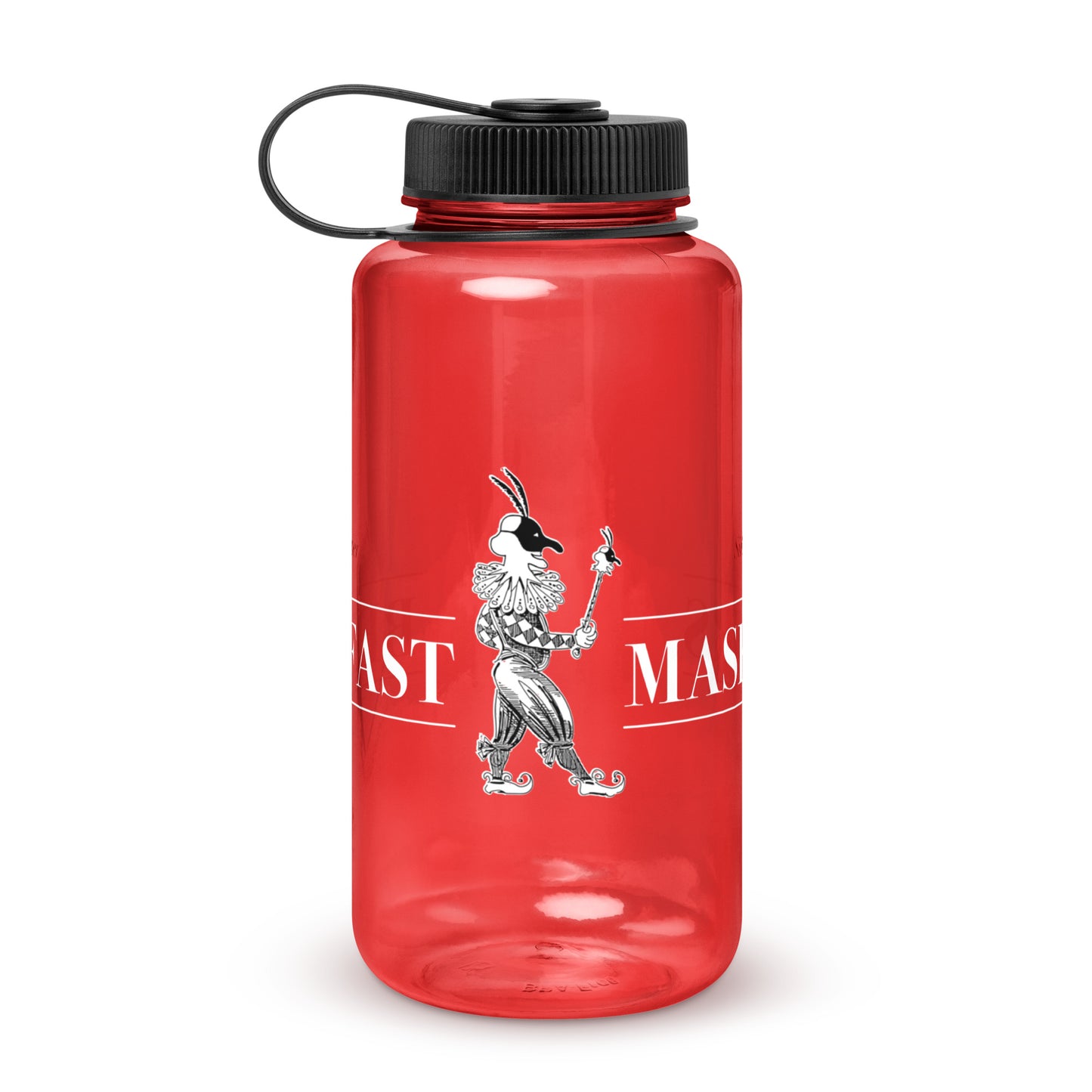 Wide mouth plastic water bottle