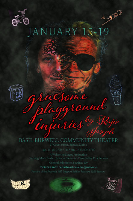 "Gruesome Playground Injuries" by Rajiv Joseph